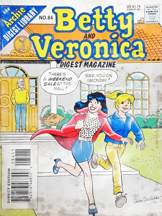 Archie Betty And Veronica Digest Magazine No. 84 (P)