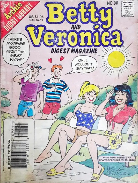 Archie Betty And Veronica Digest Magazine No. 98 (P)