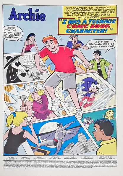 Archie Free Comic Book Day : Archie Comics