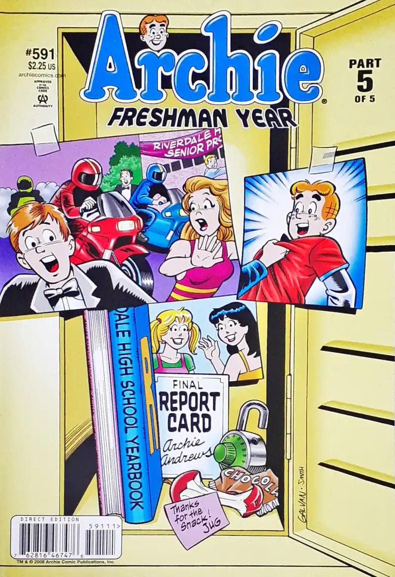 Archie Freshman Year Part 5 of 5 : Archie Comics No. 591 – Books and You