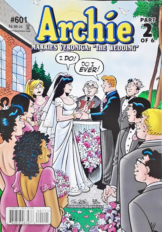 Archie Marries Veronica : The Wedding Part 2 of 6 : Archie Comics No. 601