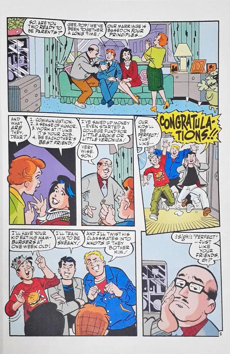 Archie Marries Veronica : It's Twins Part 3 of 6 : Archie Comics No. 602