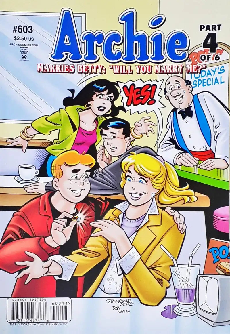 Archie Marries Betty : Will You Marry Me? Part 4 of 6 : Archie Comics No. 603