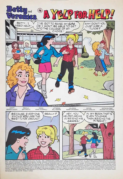 Betty and Veronica : Archie Comics No. 167