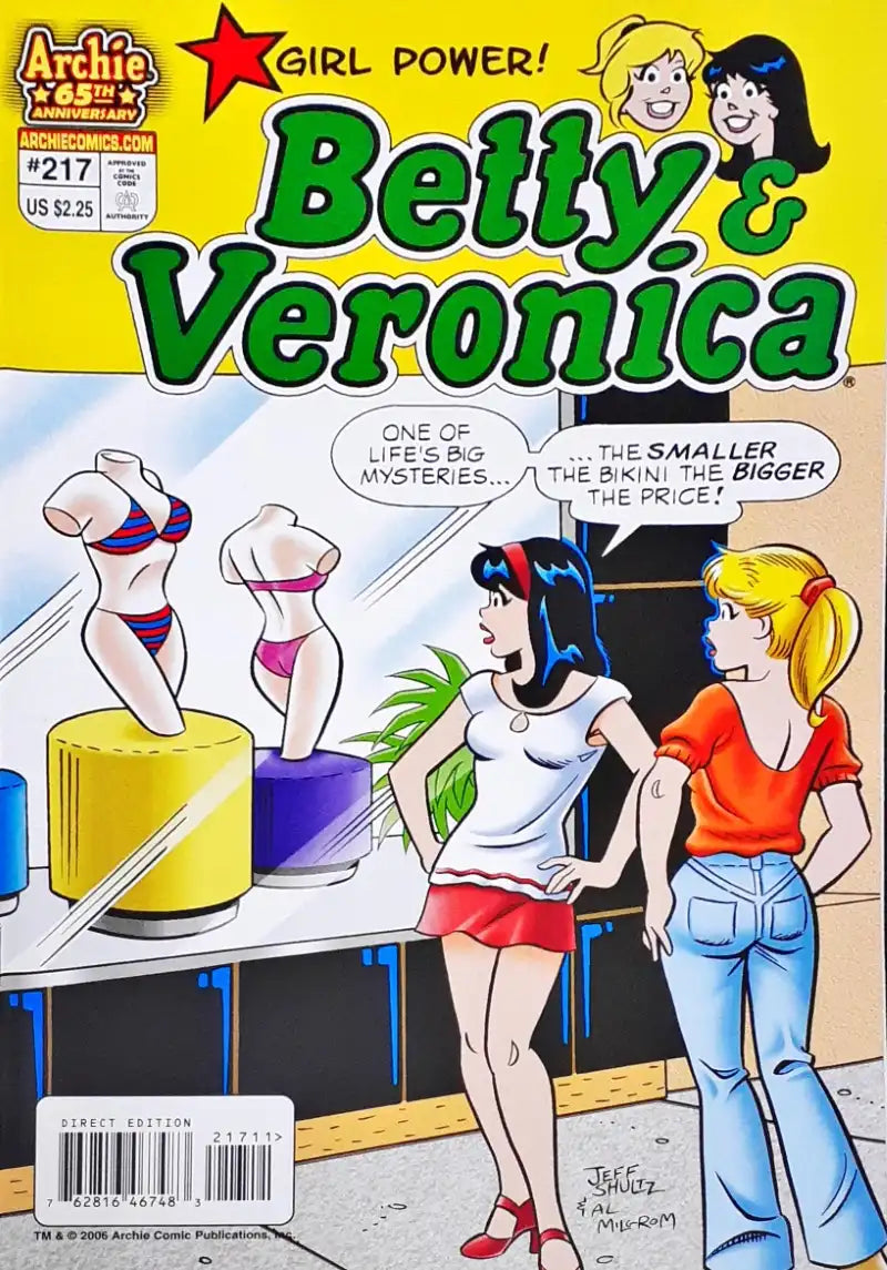 Betty and Veronica : Archie Comics 65th Anniversary No. 217