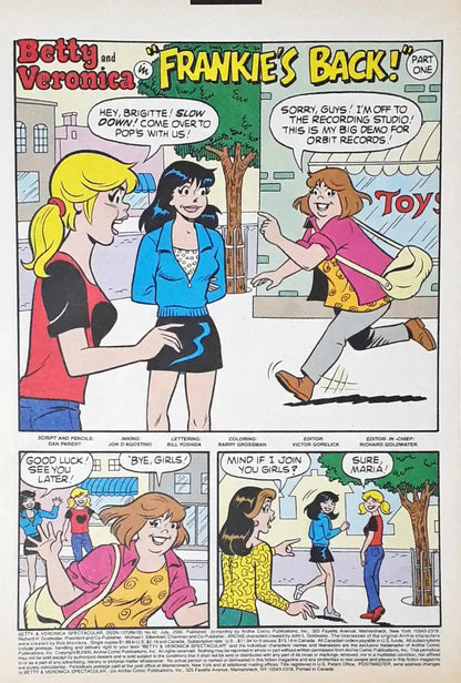 Betty and Veronica Spectacular : Archie Comics No. 42 July