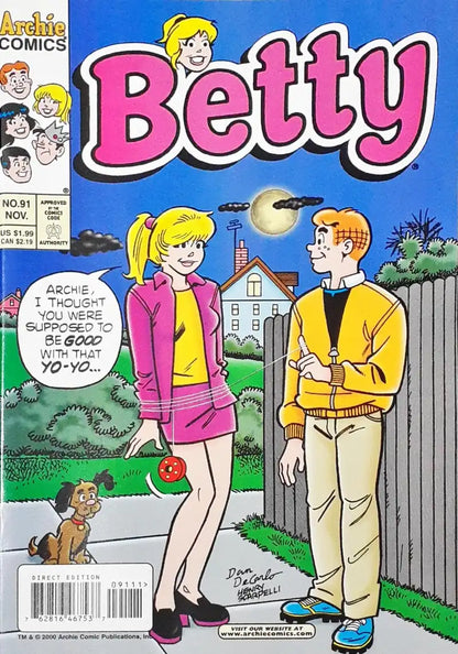 Betty : Archie Comics No. 91 Nov.