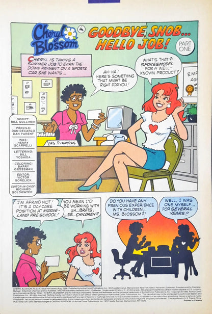 Cheryl Blossom #2 of 3 : Archie Comics No. 2 Aug