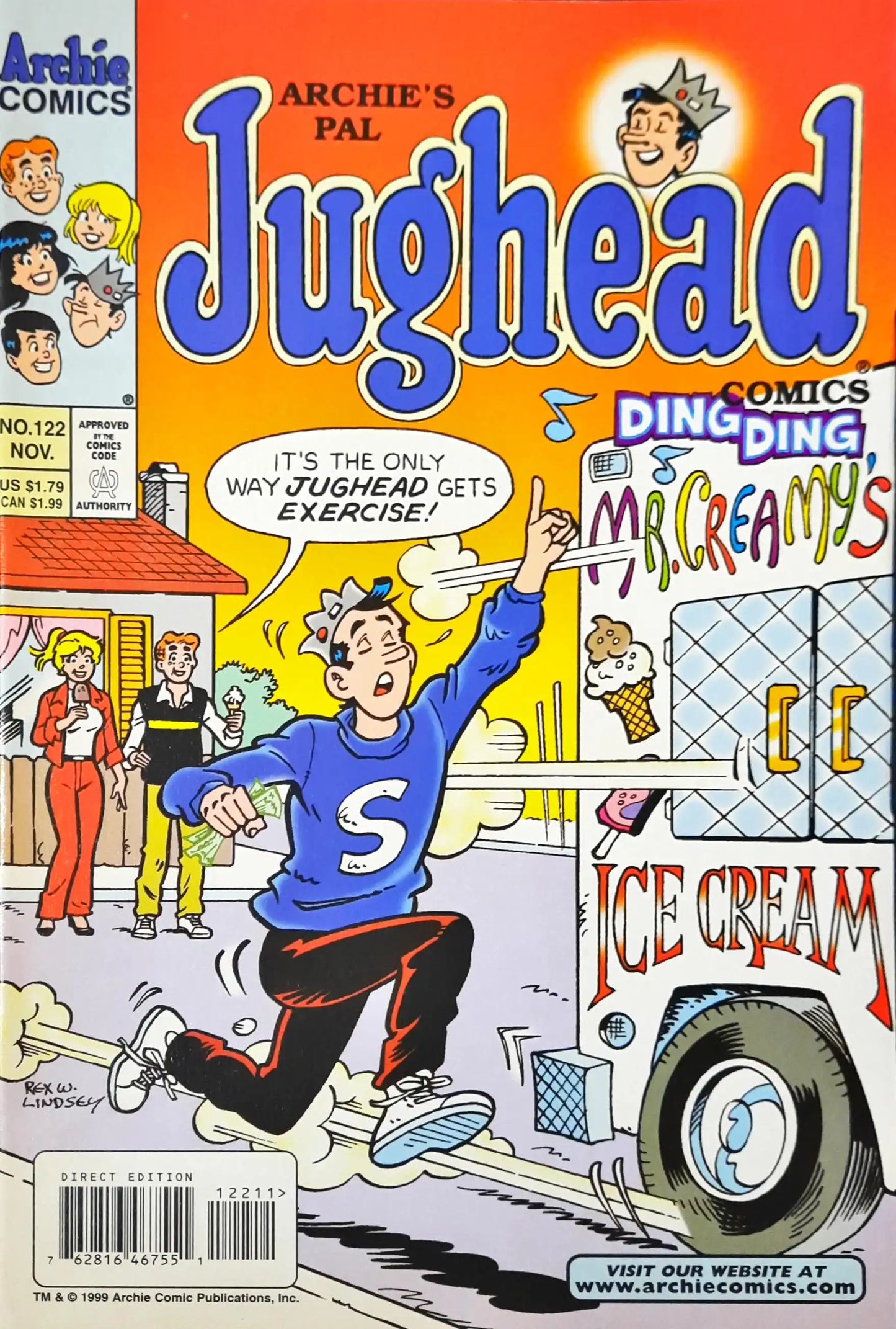 Archie's Pal Jughead Comics : Archie Comics No. 122 Nov