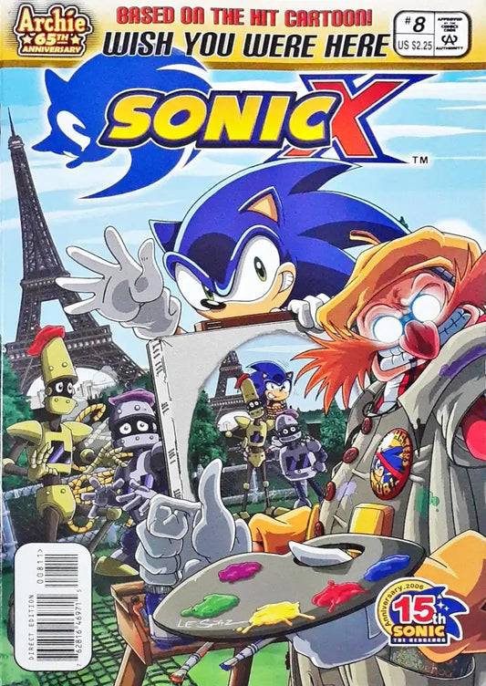 Sonic X Wish You Were Here : Archie Comics 65th Anniversary No. 8