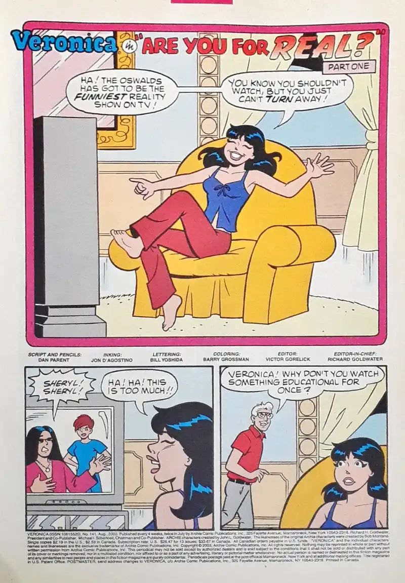 Veronica : Archie Comics No. 141