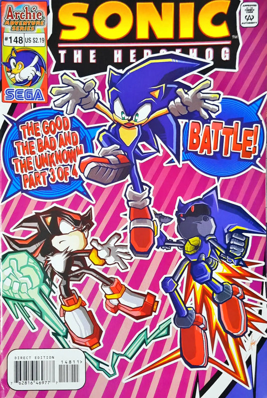 Sonic The Hedgehog : Archie Comics Adventure Series No. 148