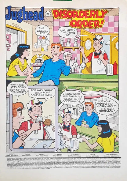 Archie's Pal Jughead Comics : Archie Comics No. 152