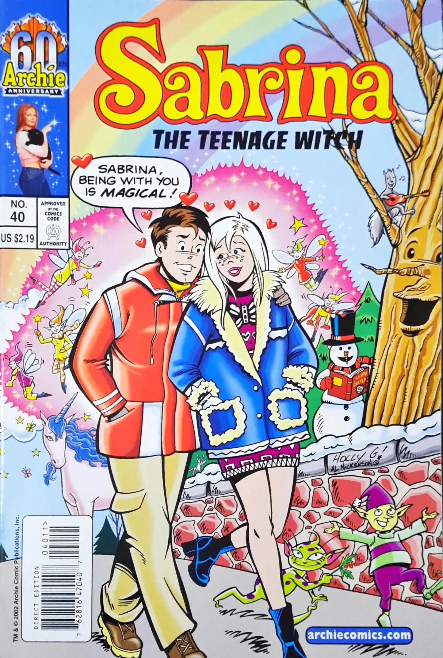 Sabrina The Teenage Witch : Archie 60th Anniversary No. 40