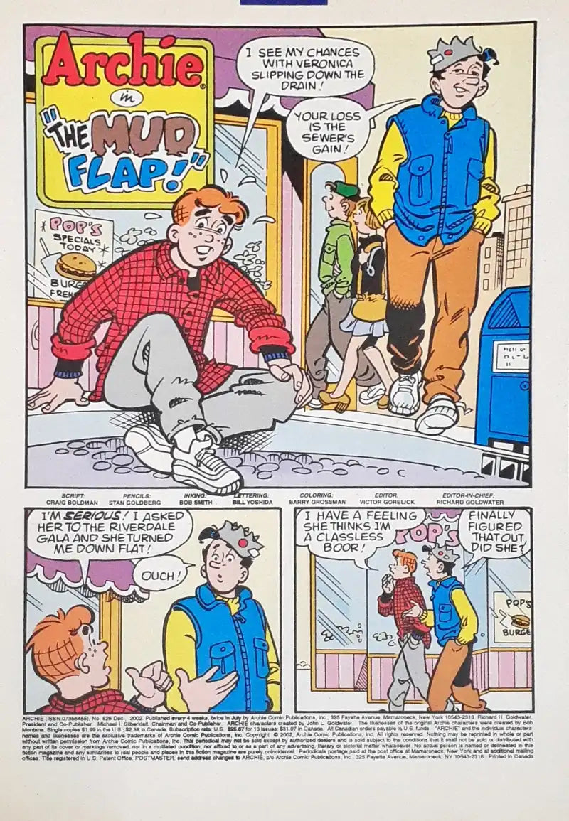 Archie Comics : Archie 60th Anniversary No. 528 – Books and You