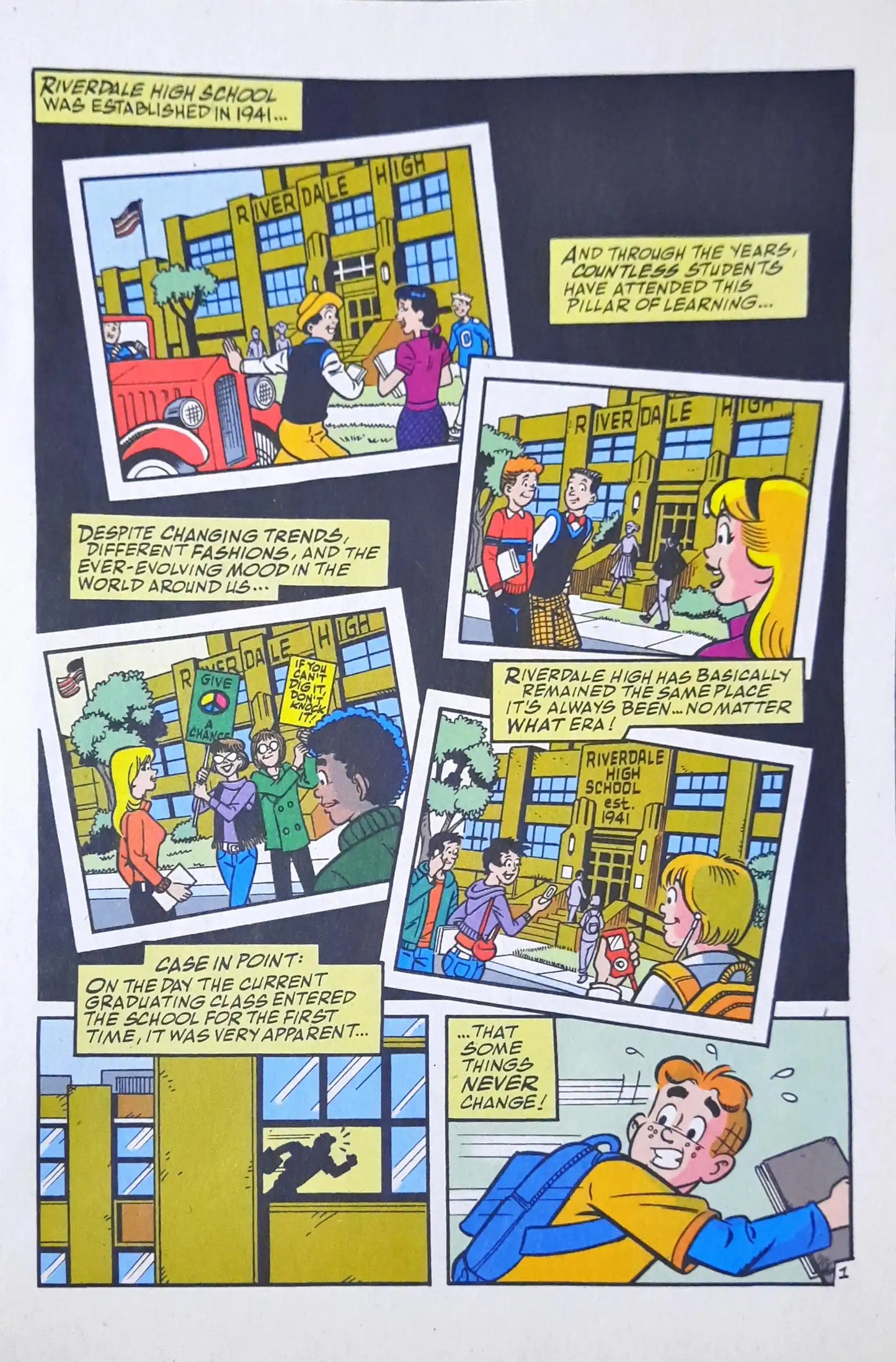 Archie Freshman Year Part 3 of 5 : Archie Comics No. 588 – Books and You