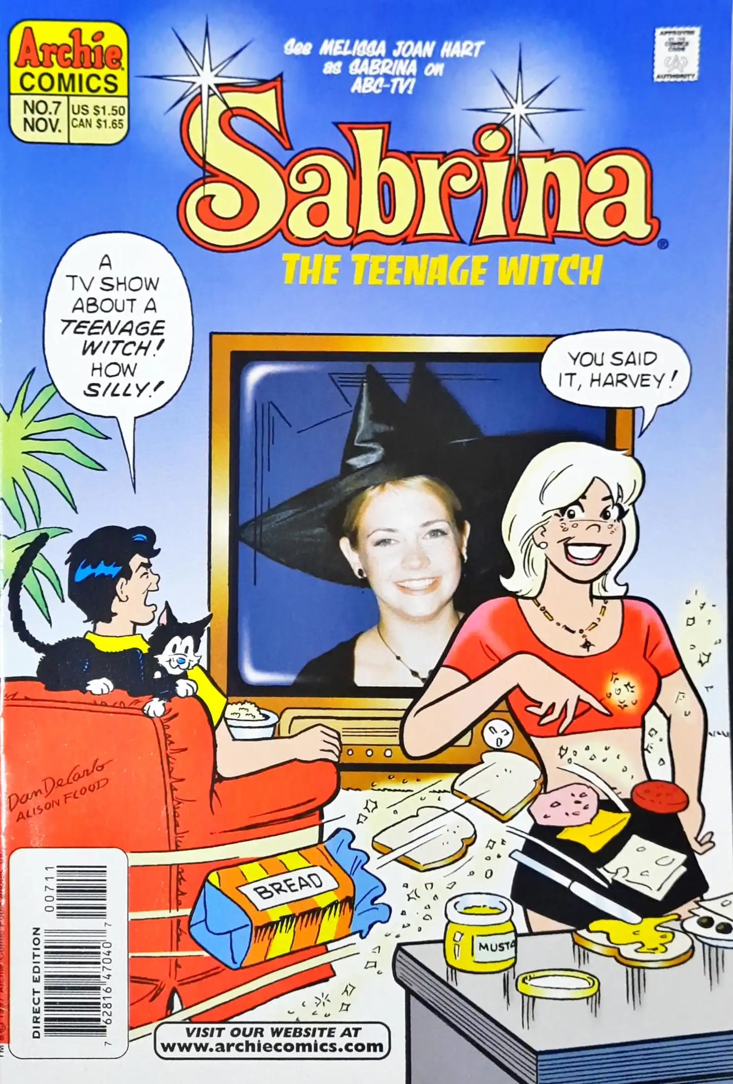 Sabrina The Teenage Witch : Archie Comics No. 7 Nov.