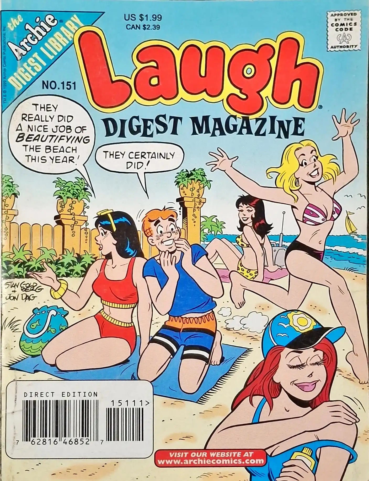 The Archie Digest Library : Laugh Digest Magazine #151 (P)