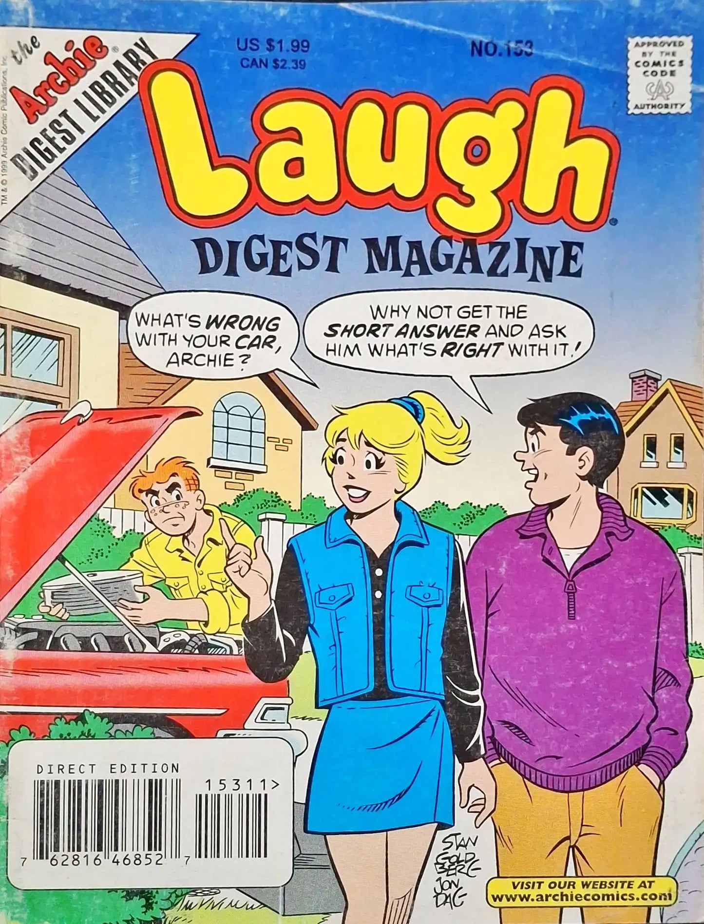 The Archie Digest Library : Laugh Digest Magazine #153 (P)