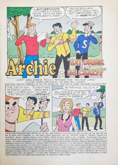 Archie Digest Magazine No. 193 (P)