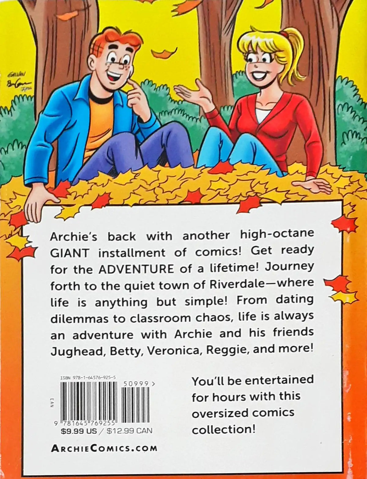 Archie Comics Adventure Archie Giant Comics Adventure – Books and You