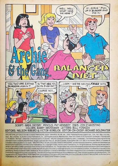 Archie Pals And Gals Double Digest Magazine No. 89 (P)