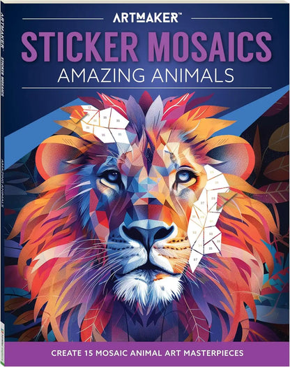 Art Maker Sticker Mosaics : Amazing Animals