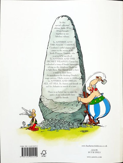 Asterix Omnibus 10 Books 28 29 & 30 Asterix And The Magic Carpet Asterix And The Secret Weapon Asterix And Obelix All At Sea