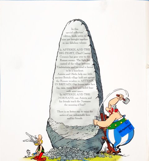 Asterix Omnibus 3 Books 7 8 & 9 Asterix And The Big Fight Asterix In Britain Asterix And The Normans