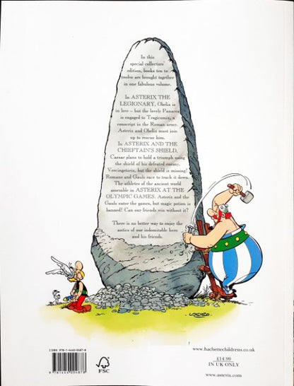 Asterix Omnibus 4 Books 10 11 & 12 Asterix The Legionary Asterix And The Chieftain's Shield Asterix At The Olympic Games