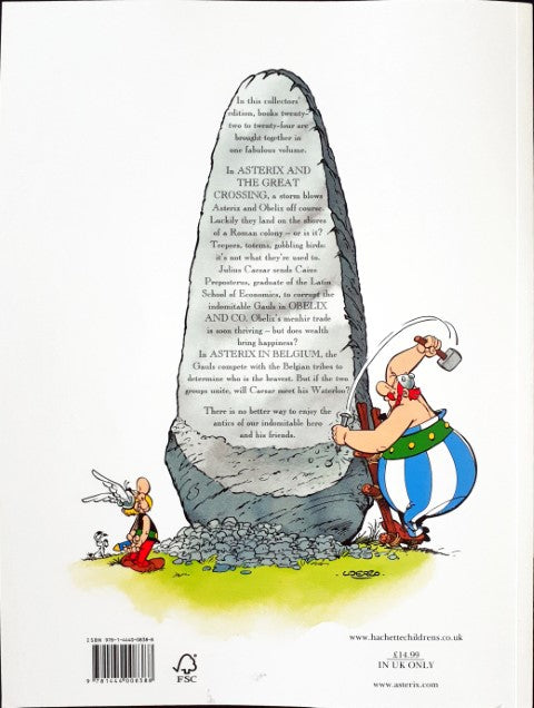 Asterix Omnibus 8 Books 22 23 & 24 Asterix And The Great Crossing Obelix And Co Asterix In Belgium