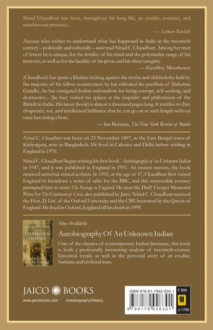 Autobiography Of An Unknown Indian : Part II