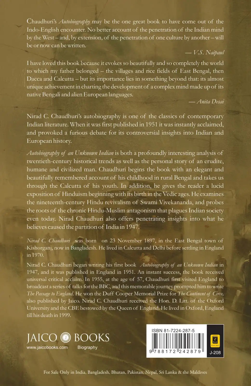 Autobiography Of An Unknown Indian