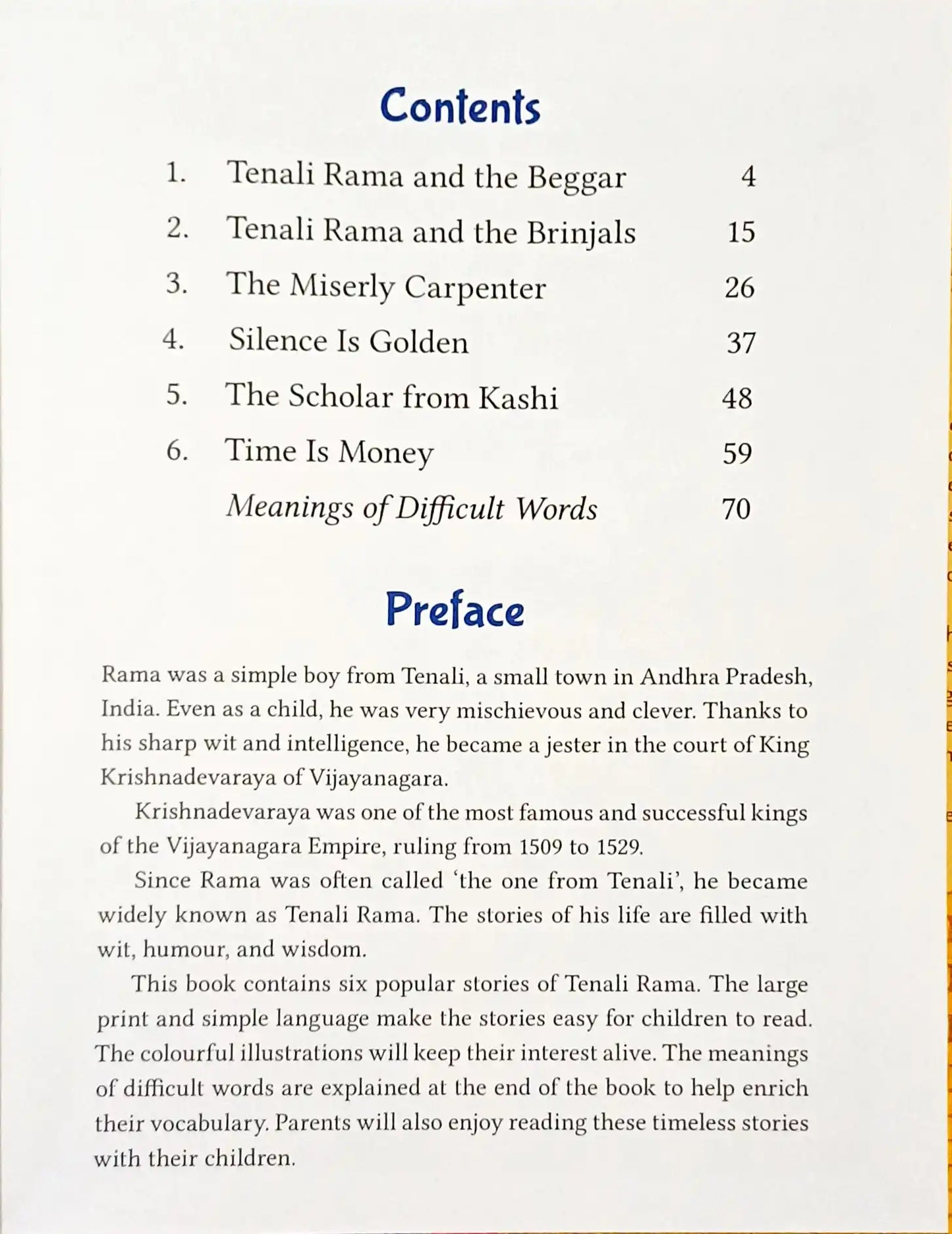 Awesome Tales of Tenali Rama (6 in 1) | Hardcover