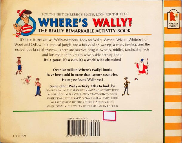 Where's Wally? The Really Remarkable Activity Book 5