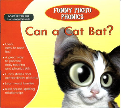 Funny Photo Phonics Can a Cat Bat?