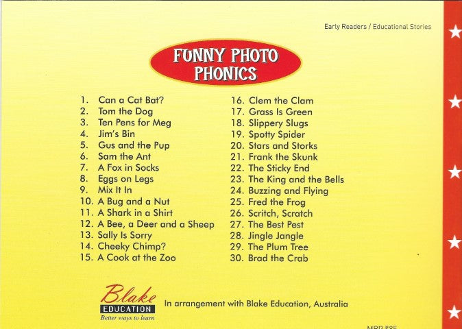 Funny Photo Phonics Tom the Dog