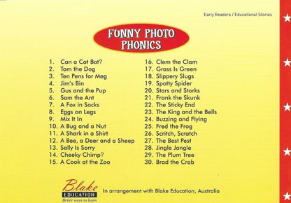 Funny Photo Phonics Ten Pens for Meg