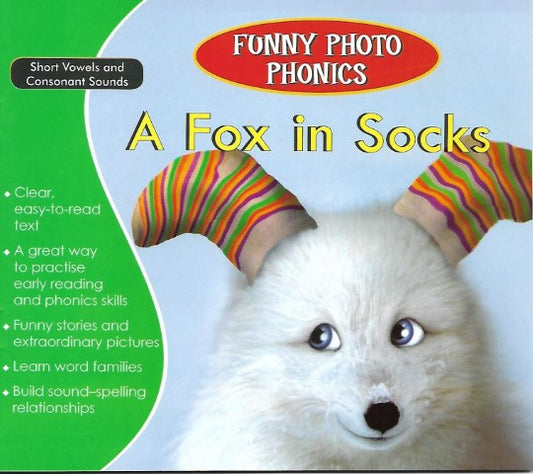 Funny Photo Phonics A Fox in Socks