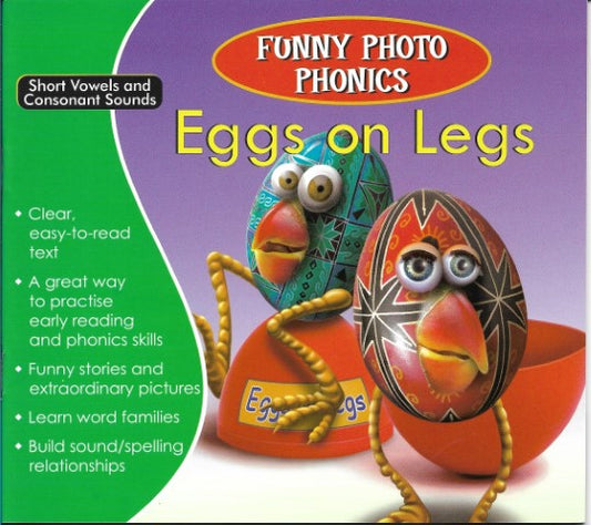 Funny Photo Phonics Eggs on Legs