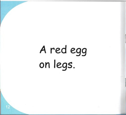 Funny Photo Phonics Eggs on Legs