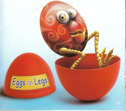 Funny Photo Phonics Eggs on Legs