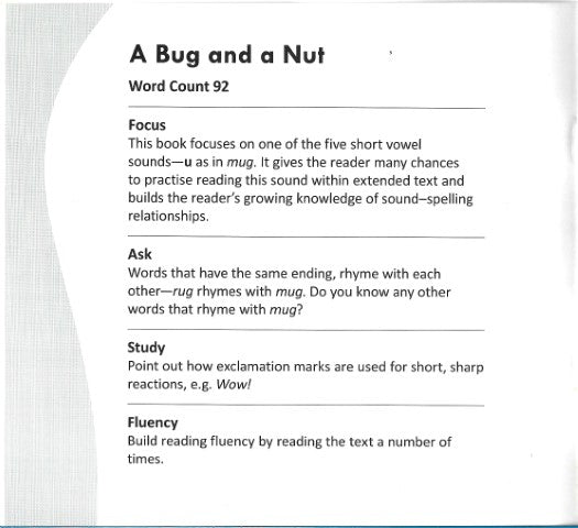 Funny Photo Phonics A Bug and a Nut