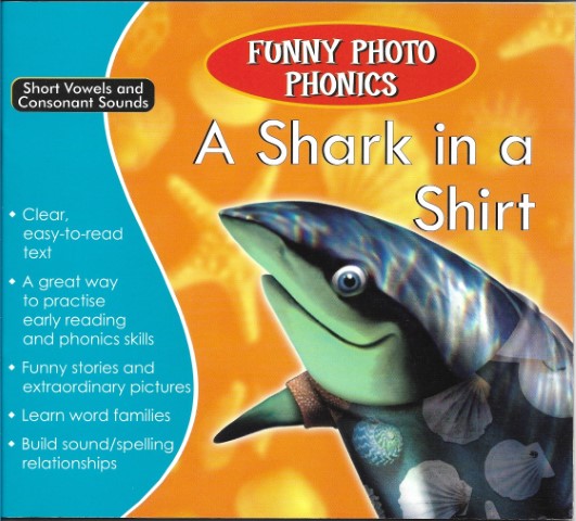 Funny Photo Phonics A Shark in a Shirt