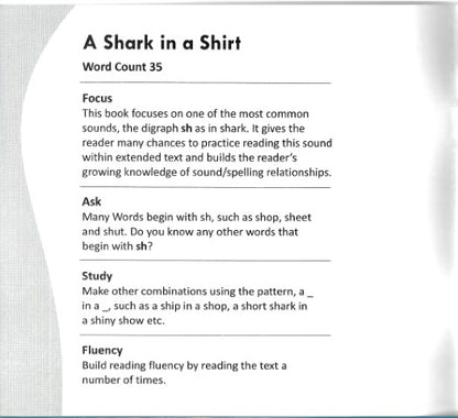 Funny Photo Phonics A Shark in a Shirt