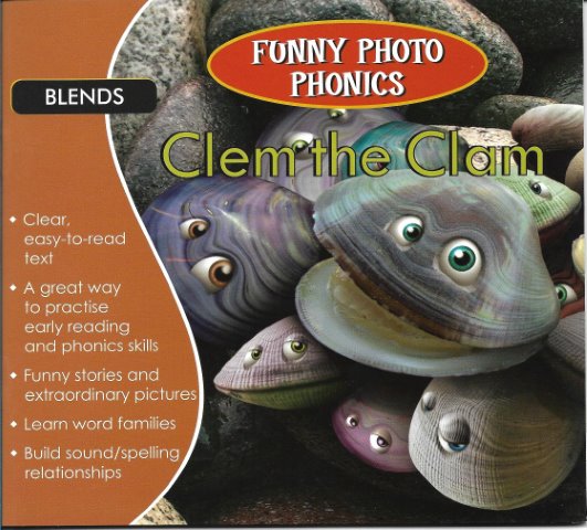 Funny Photo Phonics Clem the Clam