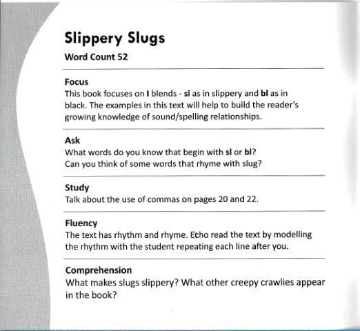 Funny Photo Phonics Slippery Slugs