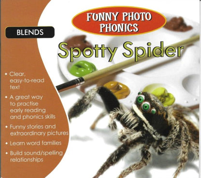 Funny Photo Phonics Spotty Spider