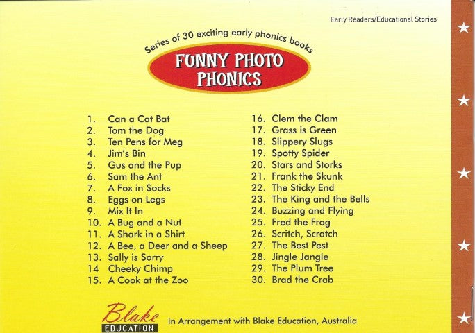 Funny Photo Phonics Stars and Storks