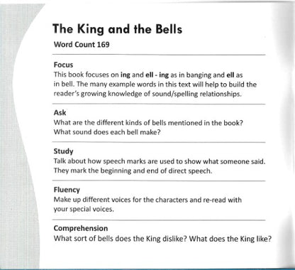 Funny Photo Phonics The King and the Bells